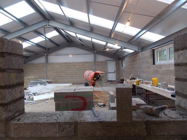 The view into the hall!